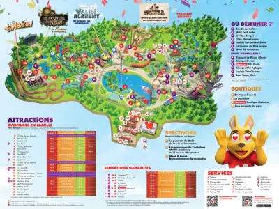 Walibi RA Park Map 2024