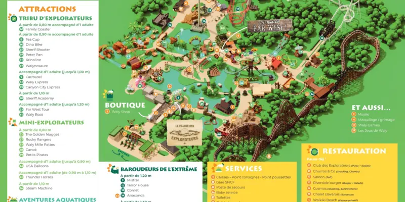 Walygator Grand Est Park Map 2024