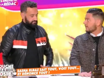 cyril hanouna annonce en direct le cambriolage et saccage du domicile de son protege sasha elbaz chr